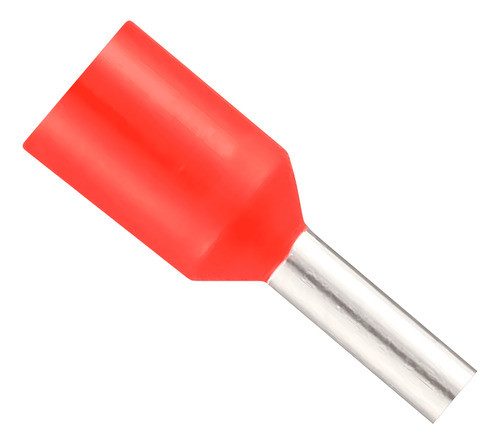 Puntera Tubular 1,00mm Rojo Largo 6mm(x100u) Zoloda 0