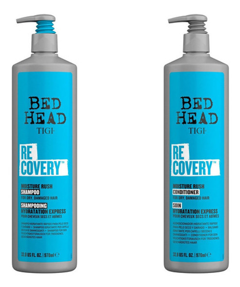 Tigi Bed Head Kit Recovery Shampoo Y Acondicionador X 970ml 0 Tigi Bed Head Kit Recovery Shampoo Y Acondicionador X 970ml 0