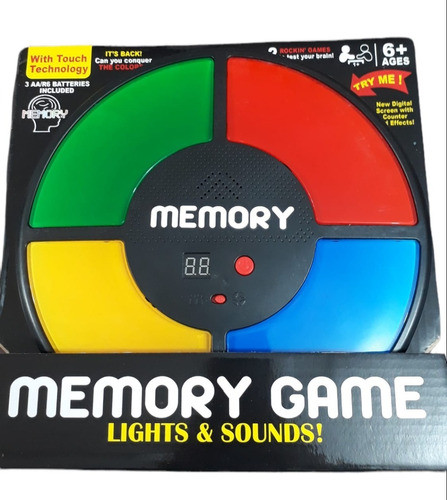 Nuevo Juego Sígueme De Memoria Luminosa Con Luz Y Sonido 0