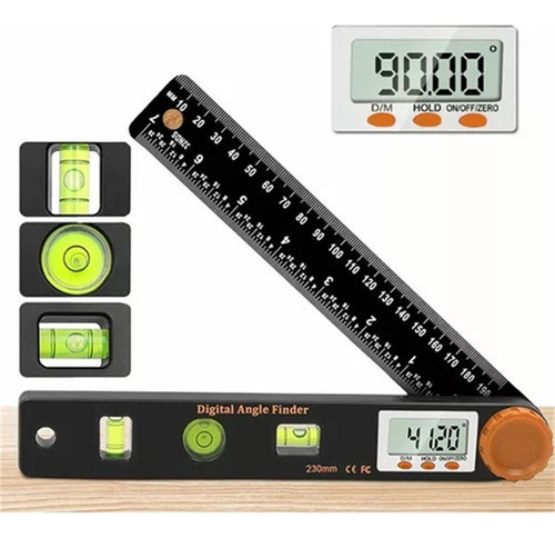 Régua Angular Digital 2024 E Nivelador De Régua 4 Em 1 0