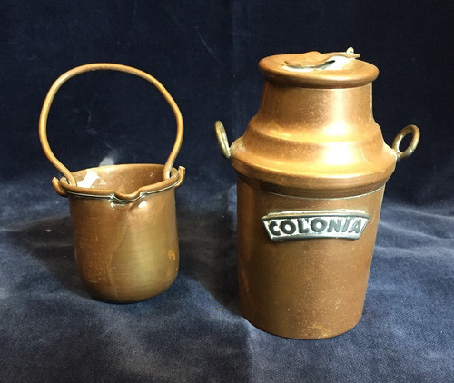 Tarro Lechero Y Baldecito Cobre - La Casa De Honduras (6689) 0