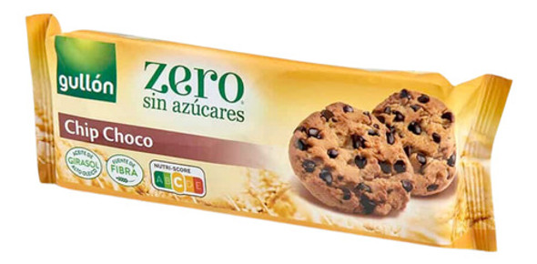 Galletita Choco Chip Sin Azucar Gullón 150 Gr Pack X2 1