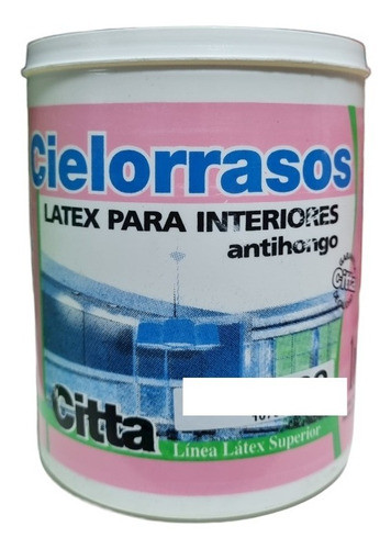 Pintura Citta Para Cielorraso Antihongo Blanco 1l 0