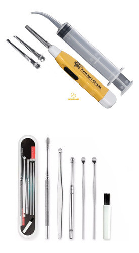 Removedor De Caseum + Limpador De Garganta E Ouvido Nariz 1