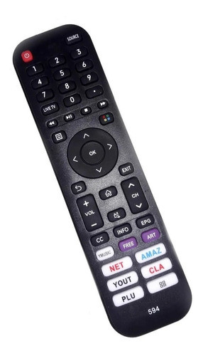 Control Remoto En2k30 Para Philco Noblex Hisense Tedge Bgh 0