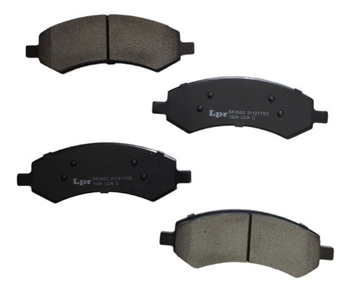 Pastillas De Freno Para Dodge Ram 1500 Delanteras Lpr 0