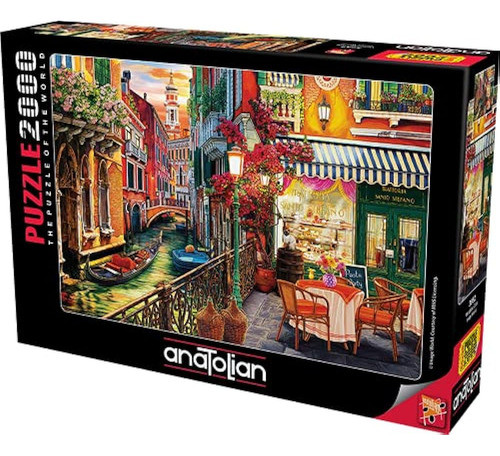 Anatolian Puzzle - Venetian Cafe - 2000 Piece Jigsaw Puzzle 1