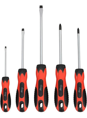 Juego De Destornilladores Magneticos 5 Piezas Antidesliza... 0