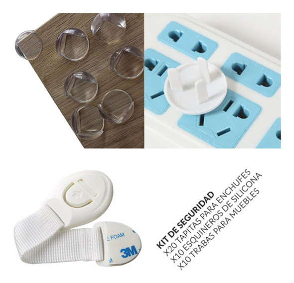 Kit Seguridad Bebe X40u Traba Esquin Redondo Enchufe Belluno 0 Kit Seguridad Bebe X40u Traba Esquin Redondo Enchufe Belluno 0
