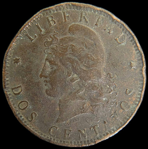 Argentina, 2 Centavos, 1894. Cj#35. B+ 1