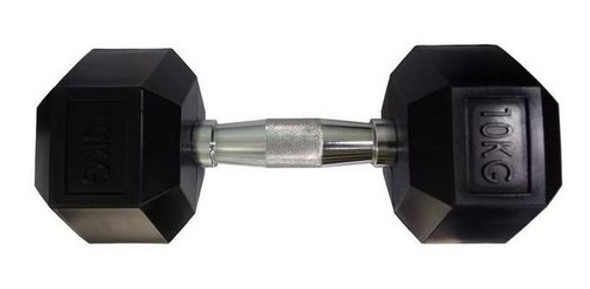 Halteres Sextavado Injetado Com Pegada Cromada 10,0kg 0 Halteres Sextavado Injetado Com Pegada Cromada 10,0kg 0