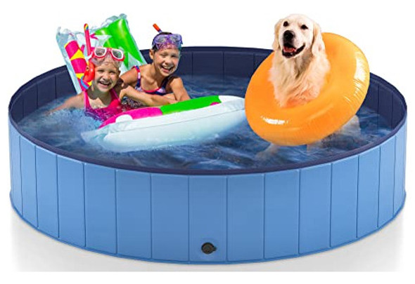 Piscina Plegable De 71 Pulgadas Para Perros Grandes 0