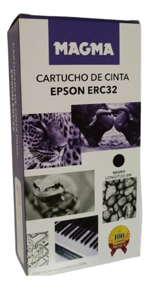 2 Cintas Compatibles P/ Impresora Epson Mod. Erc-32 Black 1