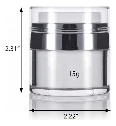 Frasco Para Gel A Vácuo Bomba Pump Recarregável Premium 1