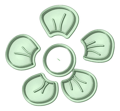 Flor Ranunculo Cortante Para Galletas 0