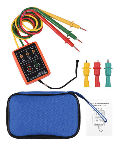 Testador De Fase Portátil. En. Com Led. Campainha Elétrica 0
