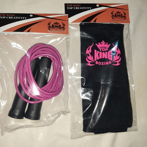 Tobilleras Top King + Soga De Saltar Top King Promo 1