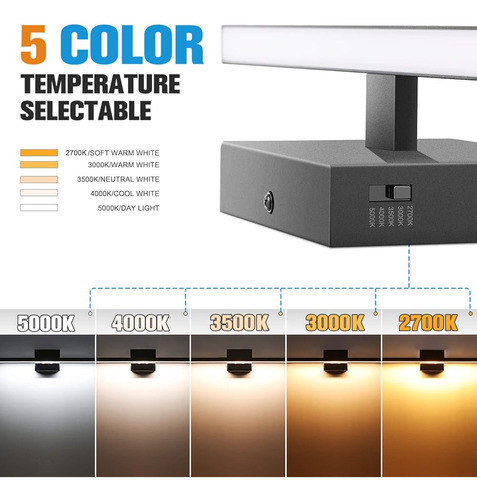 Volisun Lámpara De Tocador De Baño Moderna De 31,5 Pulgadas, 1