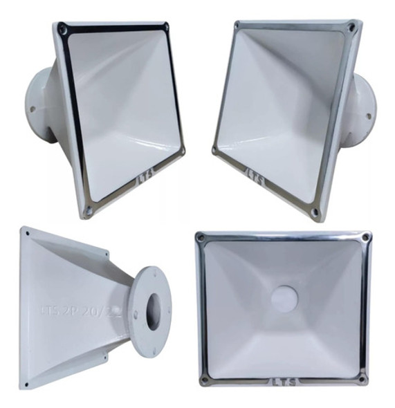 04 Cornetas Boca Jarrão Lts 2022 Original Branca 2 Polegadas 0