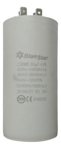 Capacitor Aire Acondicionado 60 Uf 450 Vac 0