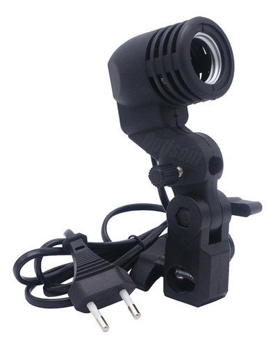 Suporte P/ Sombrinha C/ Soquete E27 P/ Lâmpada, Flash, Luz 0