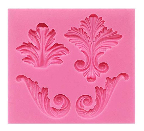 Funshowcase Molde De Silicona Para Fondant Diseño Barroco D 0