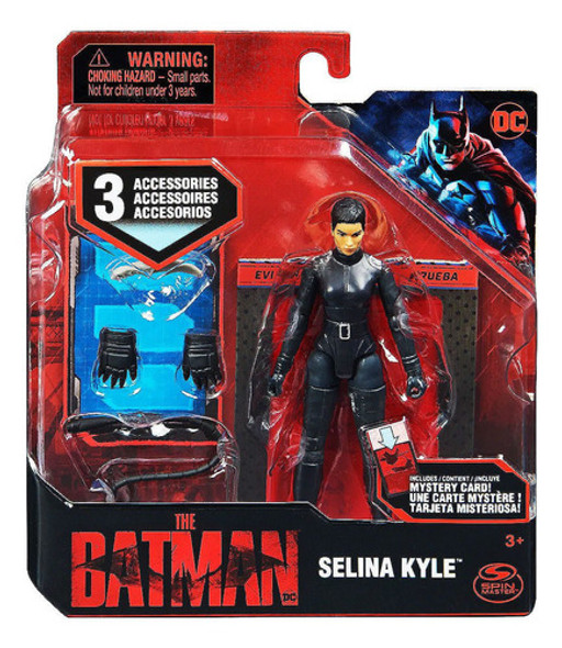 Muñeco Batman Movie Dc Selina Kyle Gatubela 10 Cm Articulada 0
