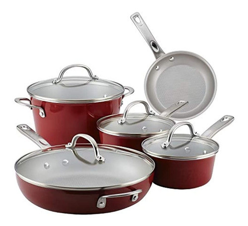 Set De Ollas Y Sartenes De Cocina Antiadherente Ayesha Curry 0