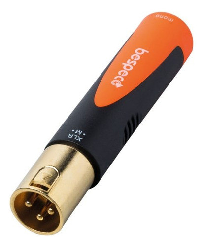 Bespeco Jack Mono A Xlr Macho Slad125 Conector Adaptador 0