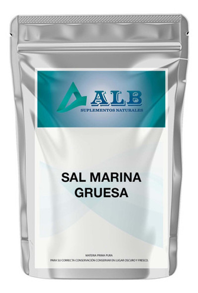 Sal Marina Gruesa Pura 1 Kilo Alb 0