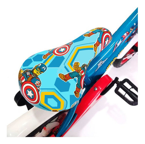 Bicicleta Infantil R12 Ruedas Goma Con Rayos Capitan America 1