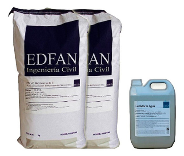 Kit Microcemento 5 M2 (a3 + Mc + S + C) + Gris Acero 0