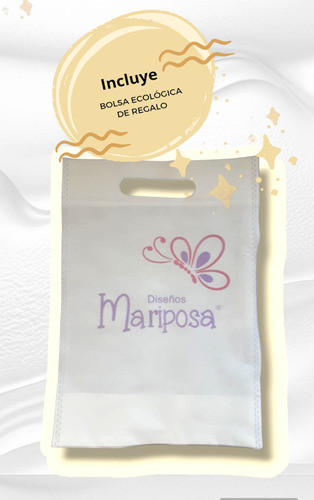 Bebote Sebastian - Diseños Mariposa- 20 Cm 1