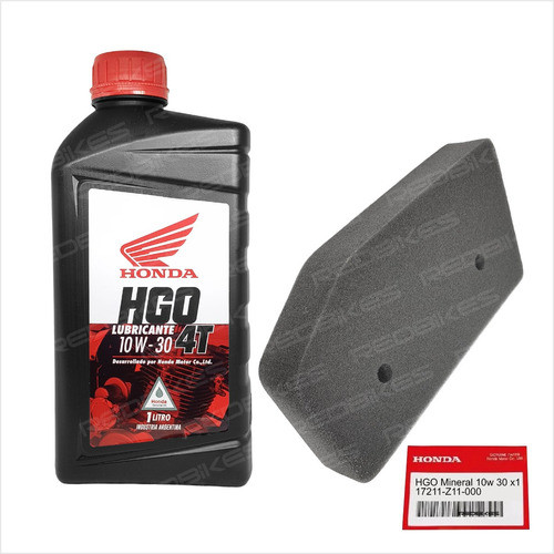 Kit Service Generador Eu65 Original Honda Filtro + Aceite M4 0