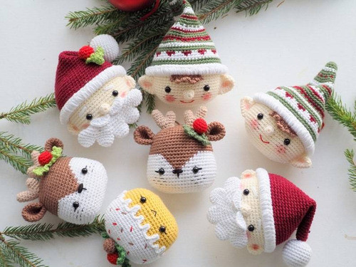 Patrones Amigurumis. Set Total Navidad! En Inglés. 1