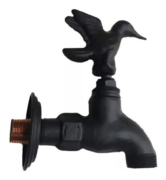 Robinet Canilla De Jardin Colibri Negro Mate  87/0401/27 0