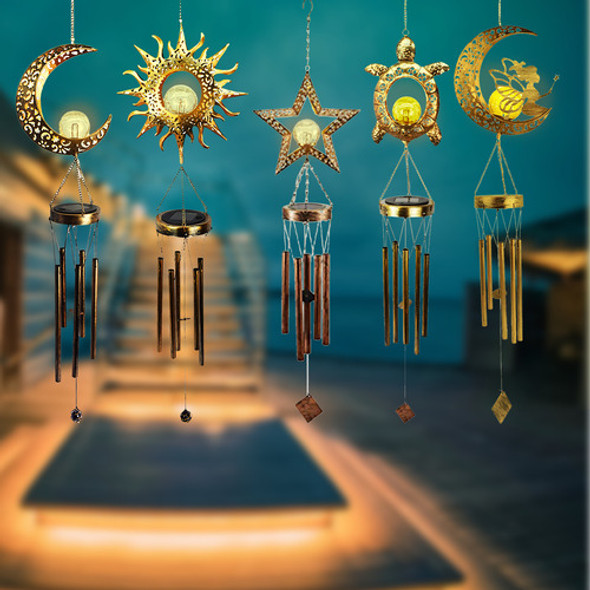 Wind Chime Yard Warm Chime Em Forma De Carrilhão Impermeável 1