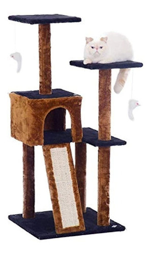 Patas Esponjosas Torre De Condominio De Arbol De Gato Con P 0