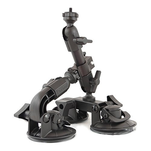 Delkin Ddmnt Triple Fat Gecko Three Arm Suction Mount 0