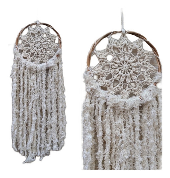 Atrapasueños Importado Indonesia Diseño Crochet 65 Cm 0