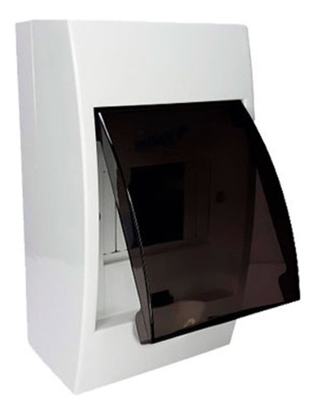 Pack De 2 Tableros De Exterior 4 Módulos Tapa Transparente 0