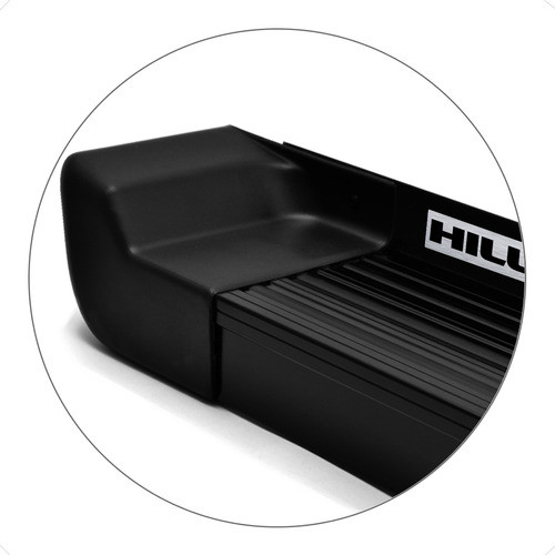 Par Plataforma Aluminio Preto Hilux Cabine Dupla 2005 2006 1