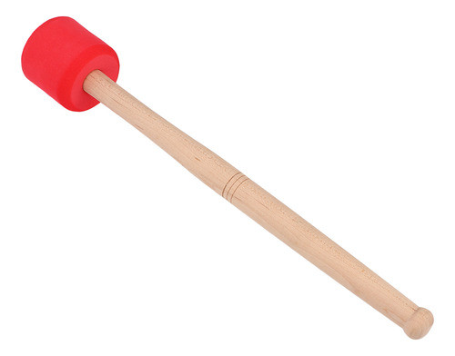 Drum Beater Mallet Maple Handle Drumstick Comfortable Grip 1