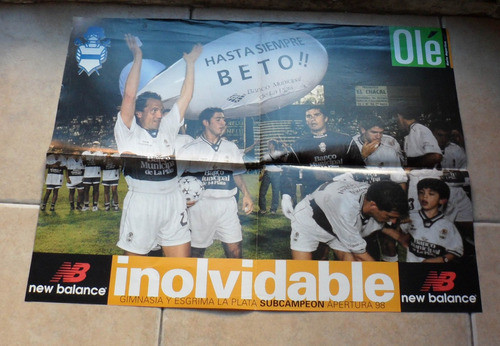 Gimnasia De La Plata Subcampeon 1998 Lamina Ole - No Envio 0