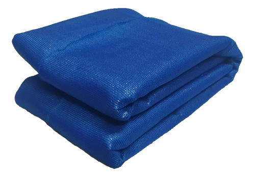 Media Sombra 90% Reforzada Azul Ancho 4 Mt Por 10m 0