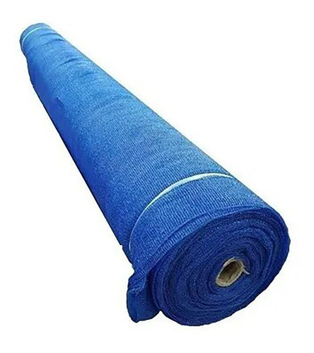 Media Sombra 90% Reforzada Azul Ancho 4 Mt Por 10m 1