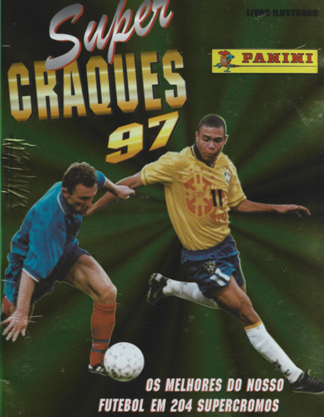 Album Figurinhas - Super Craques 97 - Completo Panini - 1997 0
