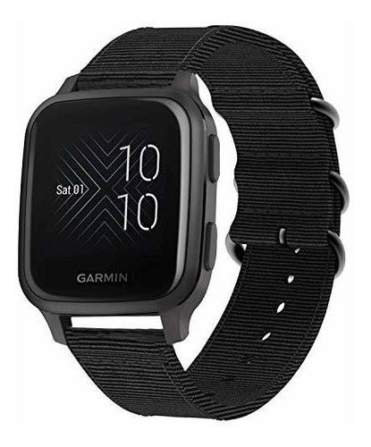 Malla Para Reloj Garmin Venu Sq/sq Music Negro 1