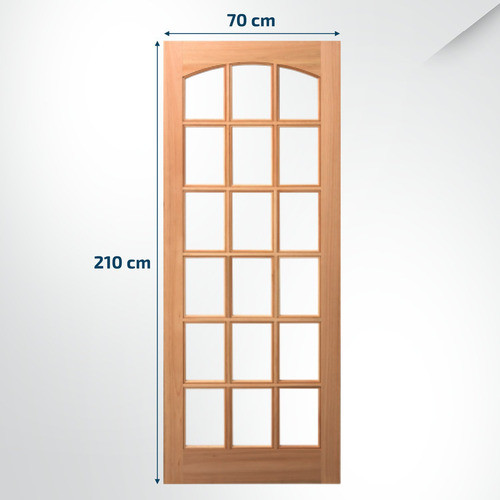 Folha De Porta Maciça 210x70cm Eucalipto Pm13 Formosa Wt 1