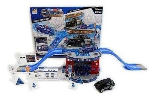 Pista Estacionamiento De Policia En Caja 36x27cm - 51693 0